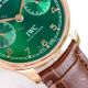 Swiss Grade Copy IWC Schaffhausen Annual Calendar 5035 ZF Factory Rose Gold Green Dial (3)_th.jpg